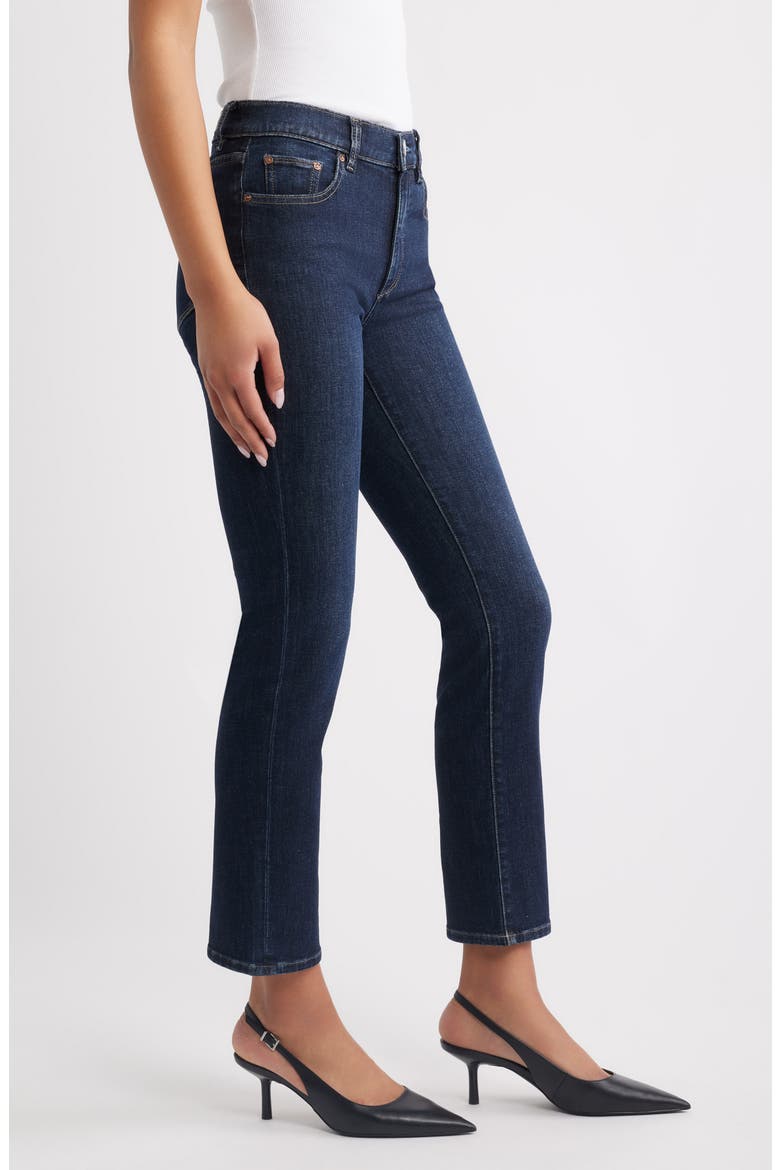 Mara Mid Rise Straight Leg Jeans, Alternate, color, CRESCENT HARBOR