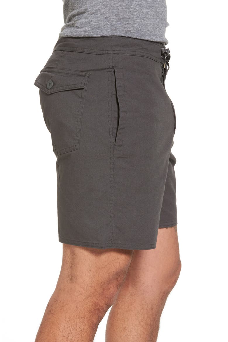 Stretch All-Wear Hybrid Shorts, Alternate, color, FORGE GREY