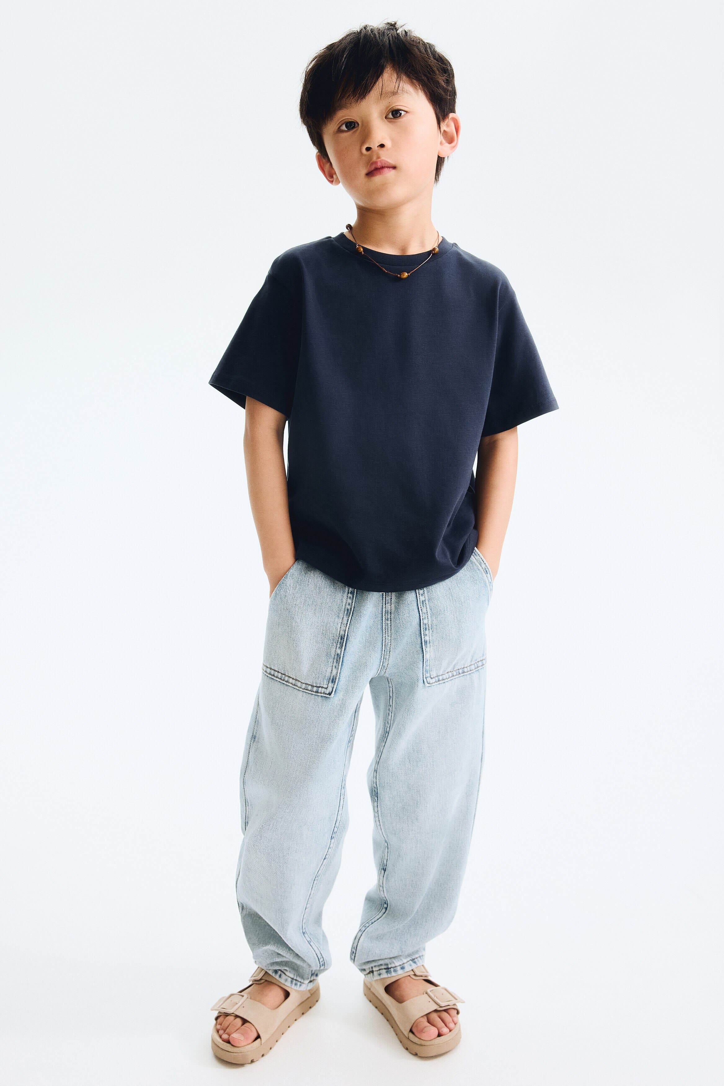 selected Light denim blue