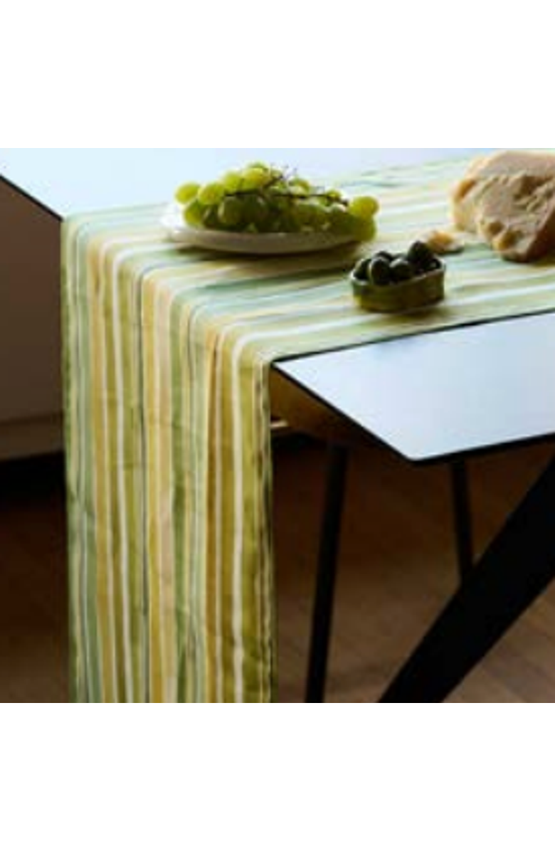 Goldie Home Lagos Stripe Runner, Alternate, color, Green