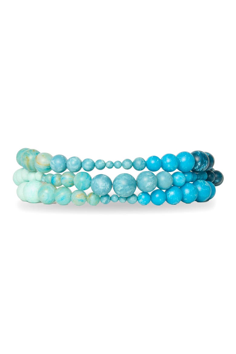 Riviera Diana Triple Row Necklace, Alternate, color, SEAFOAM SPRAY