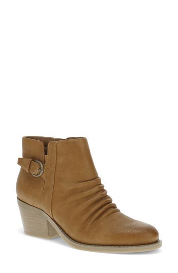 Baretraps Linnea Block Heel Bootie In Brown