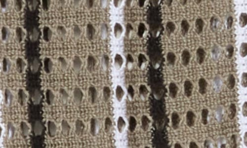 NORDSTROM RACK NORDSTROM RACK OPEN KNIT BUTTON-UP COVER-UP DRESS