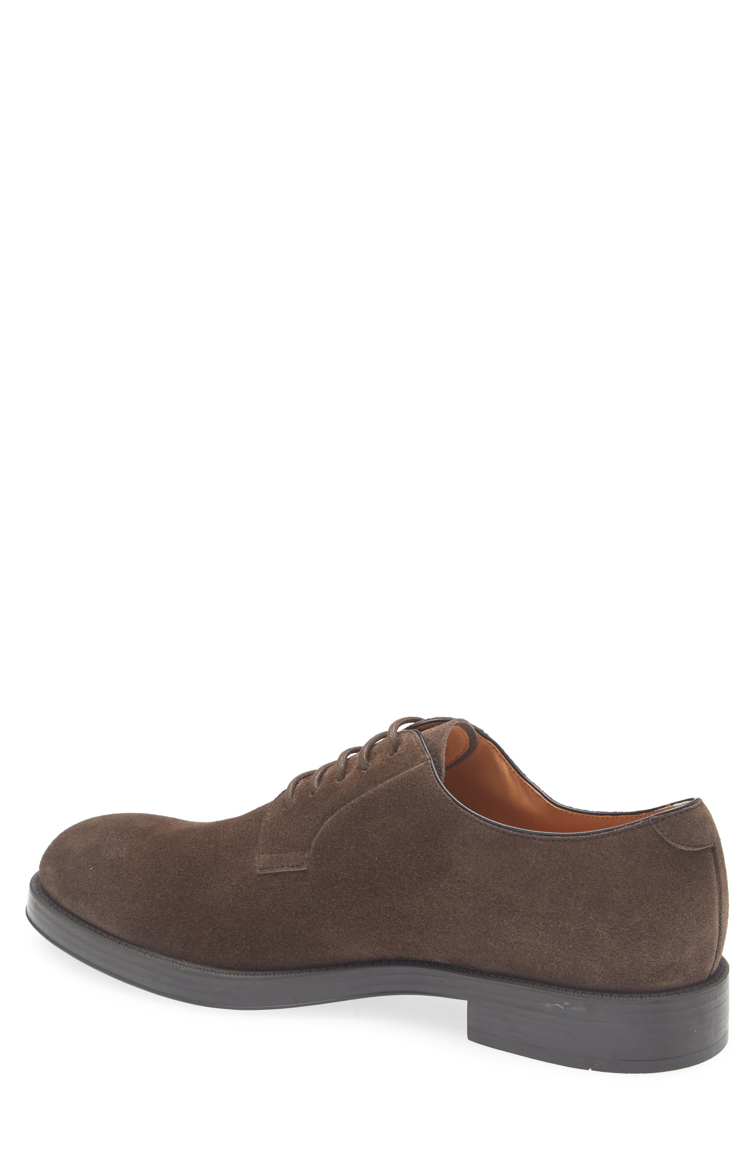 Tod's Plain Toe Derby, Alternate, color, Testa Moro