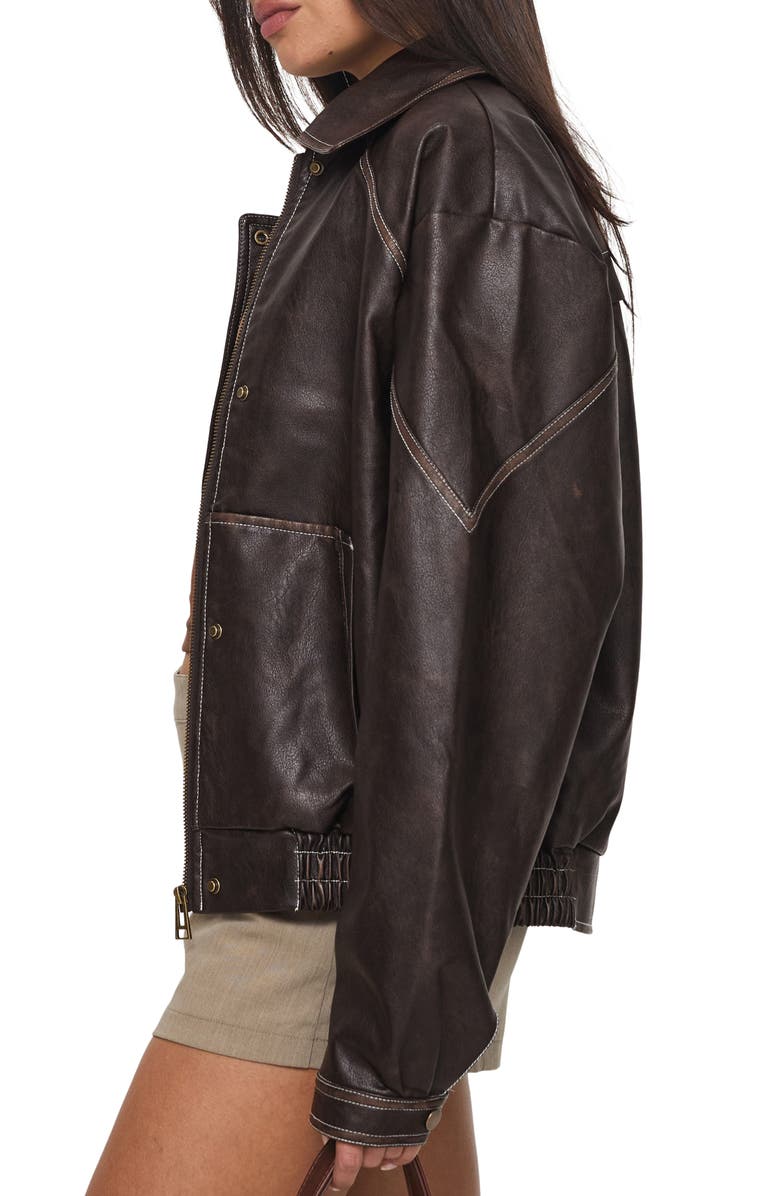 Jaxton Faux Leather Jacket