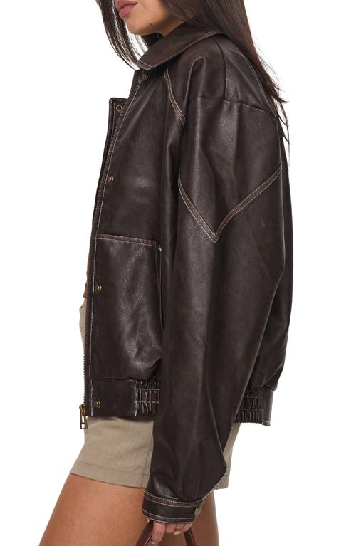 Princess Polly Jaxton Faux Leather Jacket