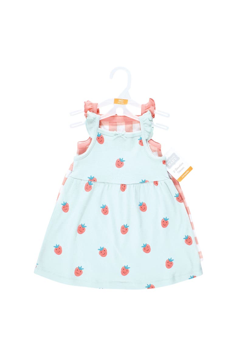Sleeveless 2-Pack Dress Set, Alternate, color, Gingham Berry