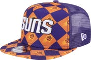 New Era Men's New Era Purple Phoenix Suns Seeing Diamonds A-Frame Trucker 9FIFTY Snapback Hat