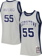 Mitchell & Ness Men's Mitchell & Ness Dikembe Mutombo Gray Georgetown Hoyas 1990/91 Swingman Jersey