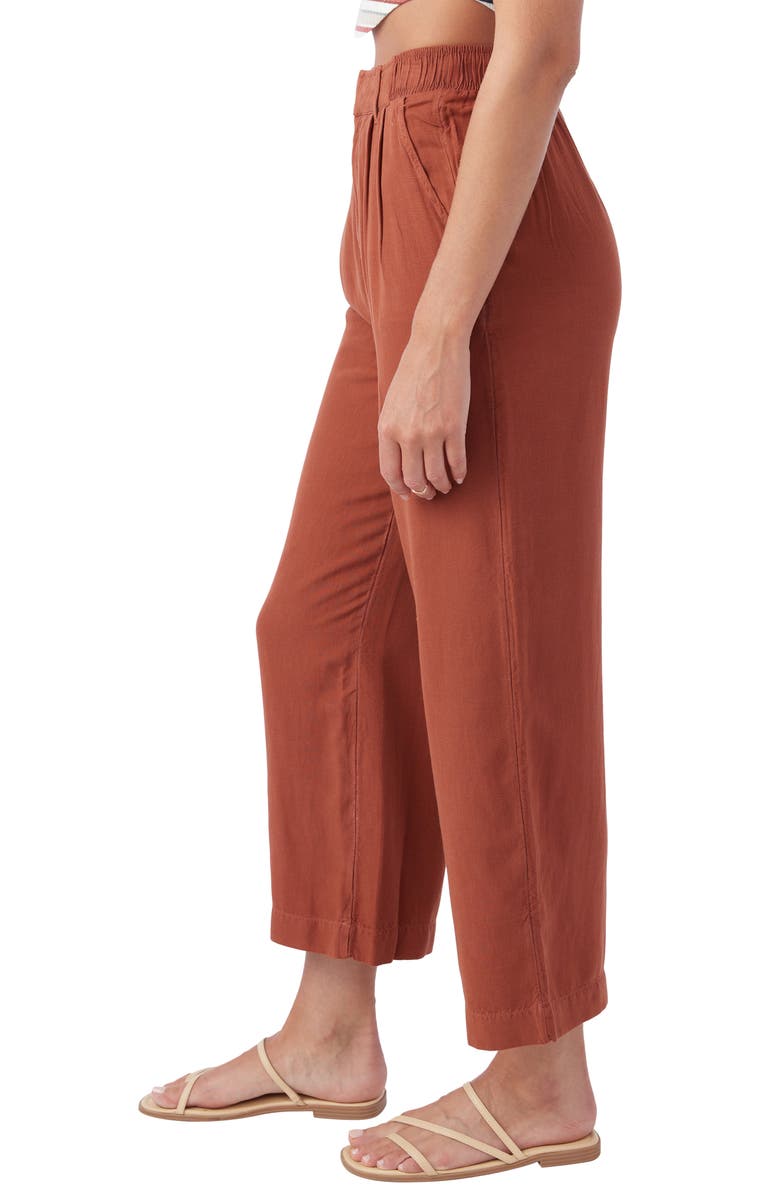 O'Neill Rowan Wide Leg Crop Pants, Alternate, color, 