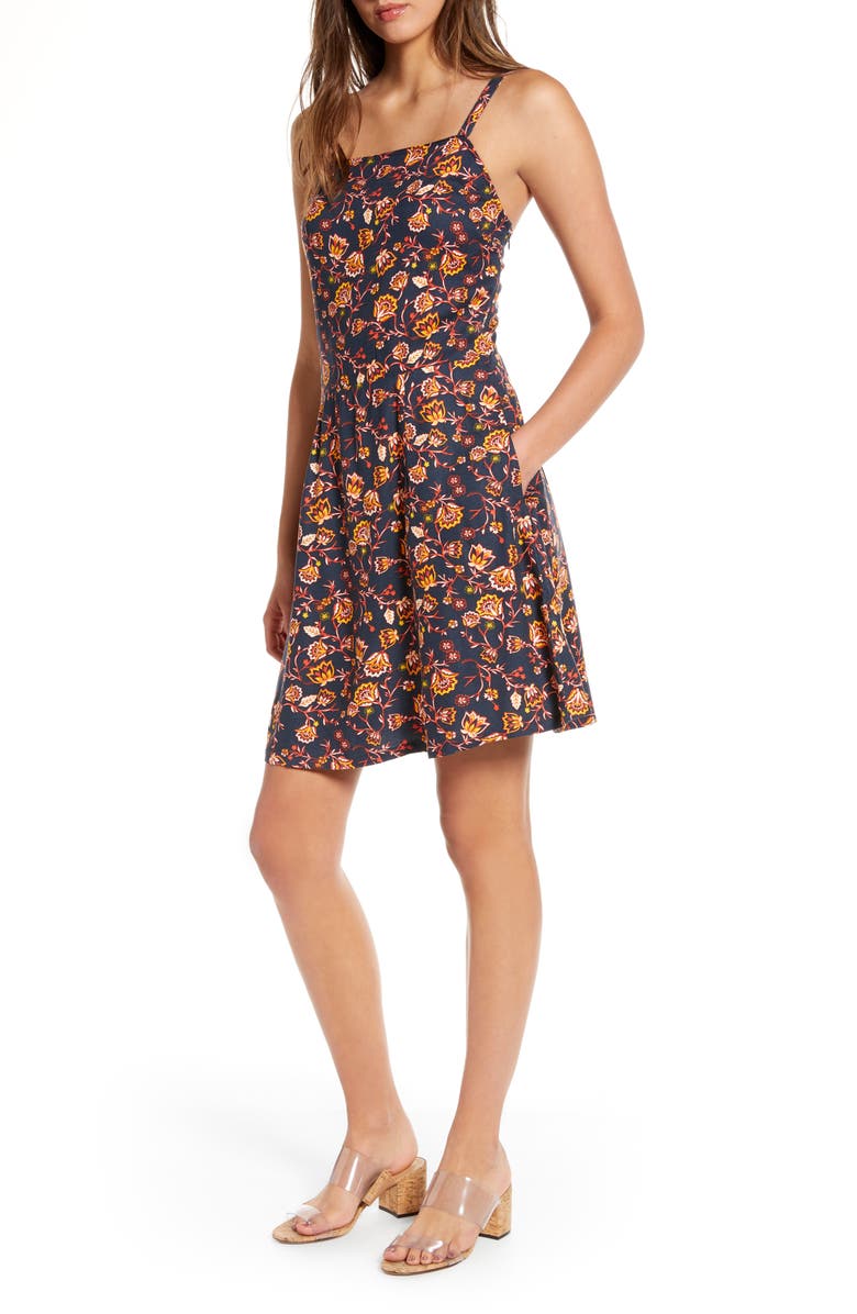 Hinge Sleeveless A-Line Dress, Main, color, 