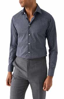 Eton Slim Fit Floral Cotton Dress Shirt