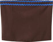 MANGO TEEN Contrast Trim Bandeau Top