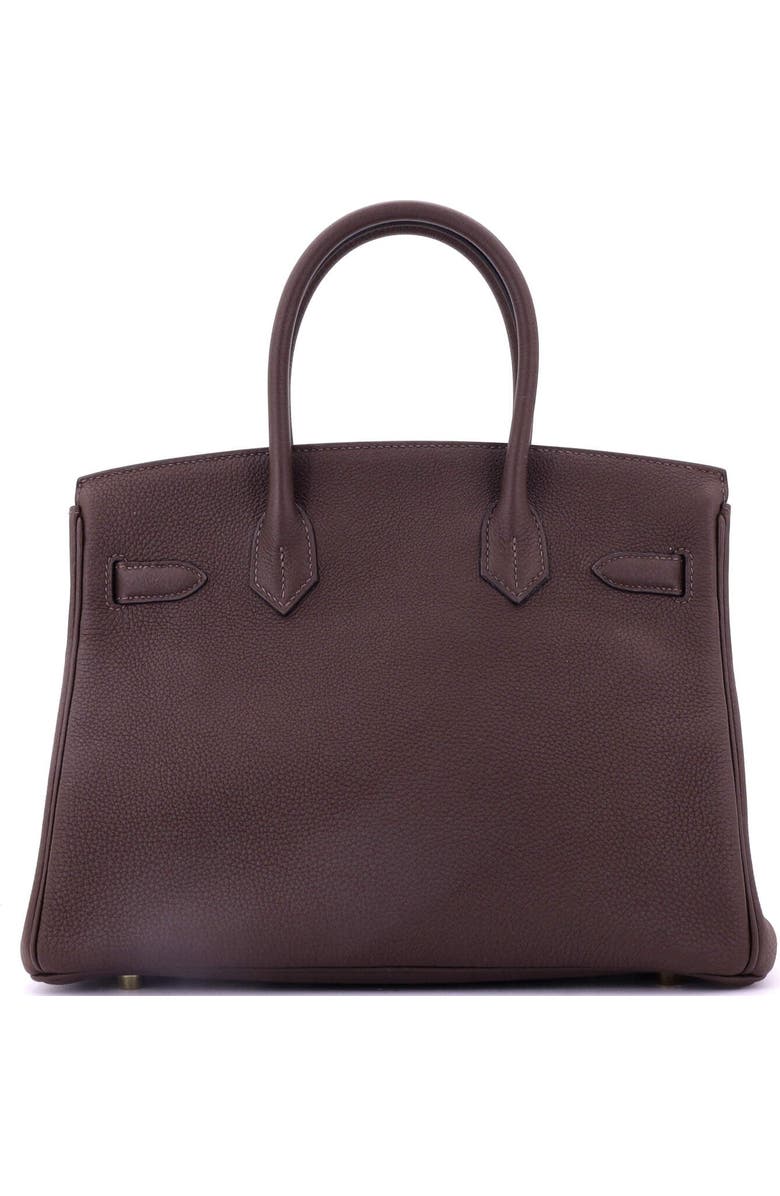 Pre-Owned Hermes Birkin Handbag Brown Novillo with Gold Hardware 30, Alternate, color, Havane