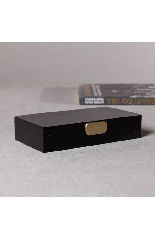 Zodax Marlow Decorative Box In Black