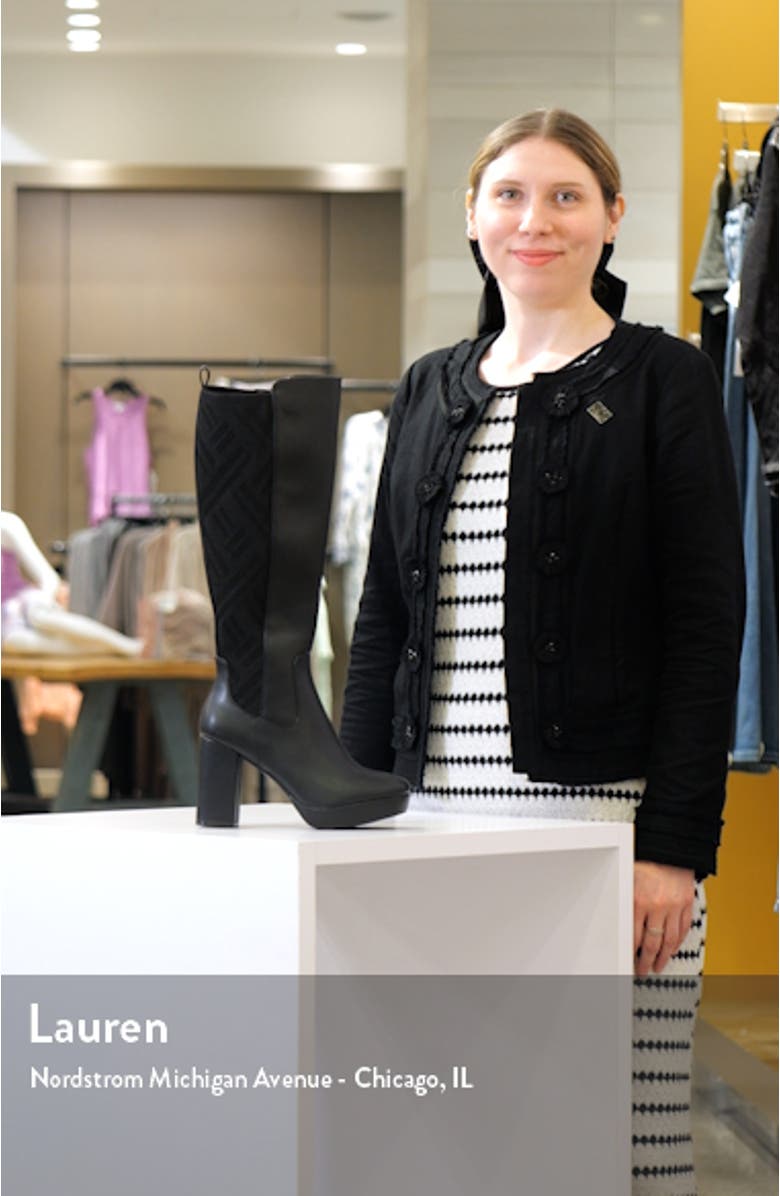 Elisenda Knee High Platform Boot, sales video thumbnail