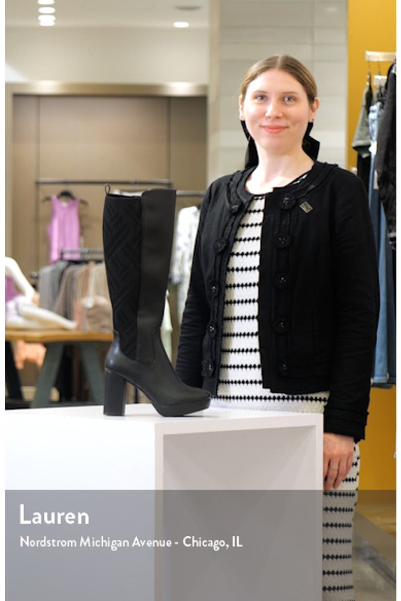 Elisenda Knee High Platform Boot video
