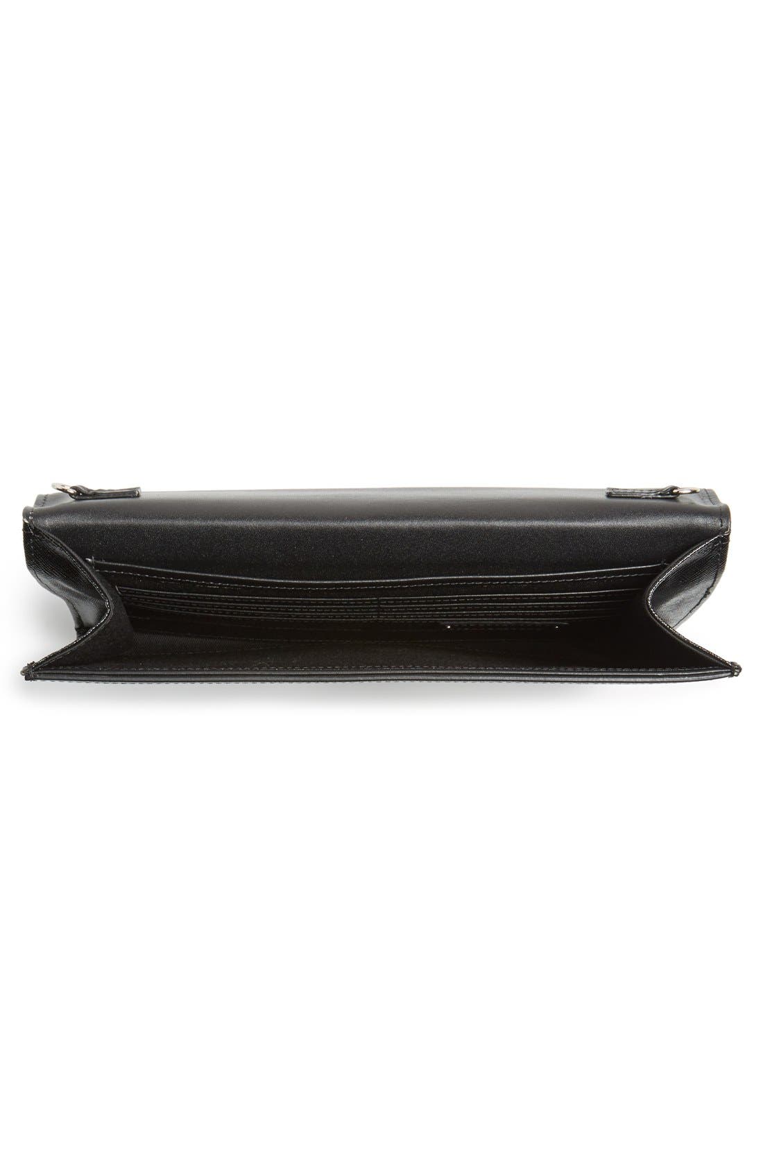 Halogen<sup>®</sup> Angled Leather Day Clutch, Alternate, color, 