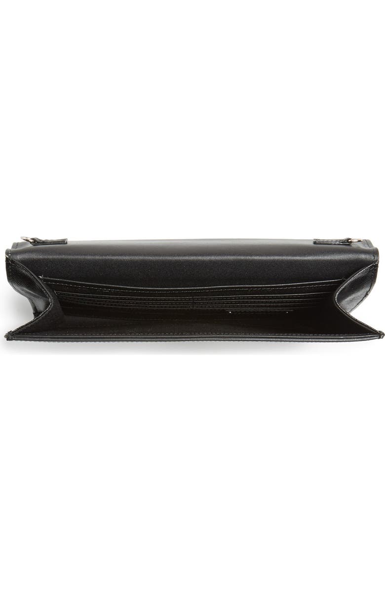 Halogen<sup>®</sup> Angled Leather Day Clutch, Alternate, color,
