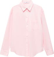 MANGO Cotton Button-Up Shirt
