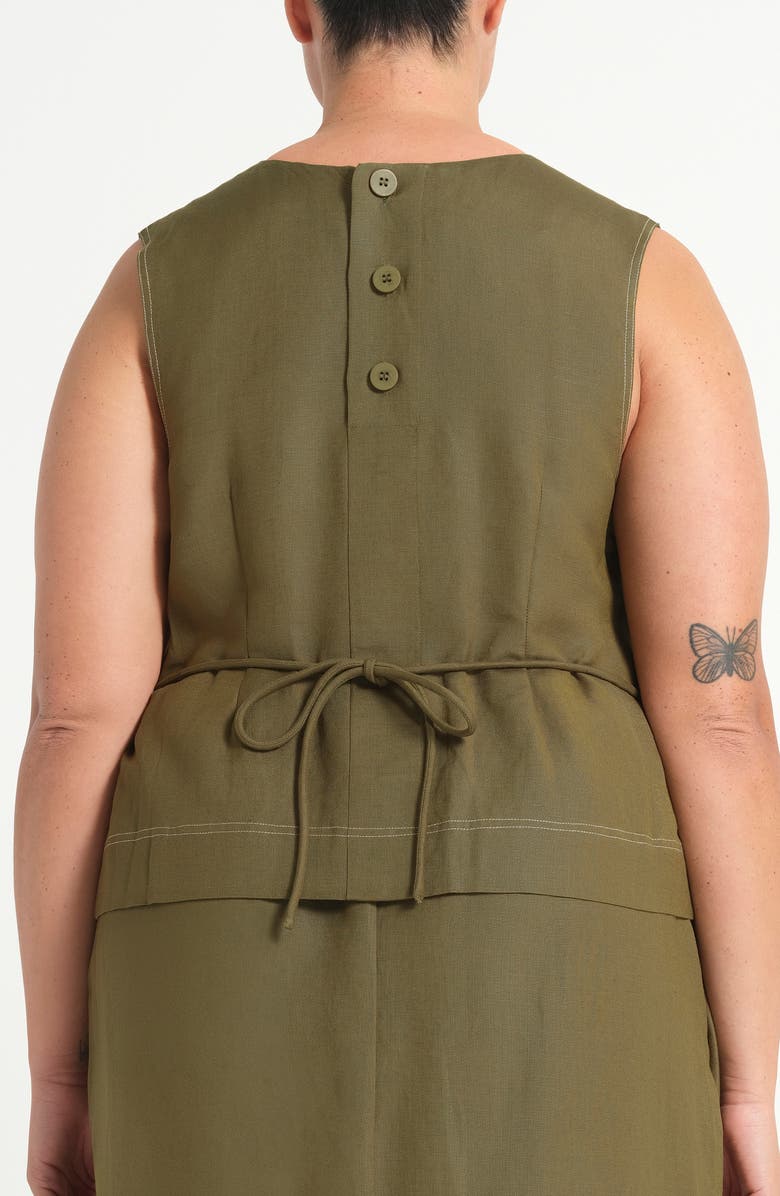 Estelle Sonnet Tie Back Sleeveless Top, Alternate, color, 