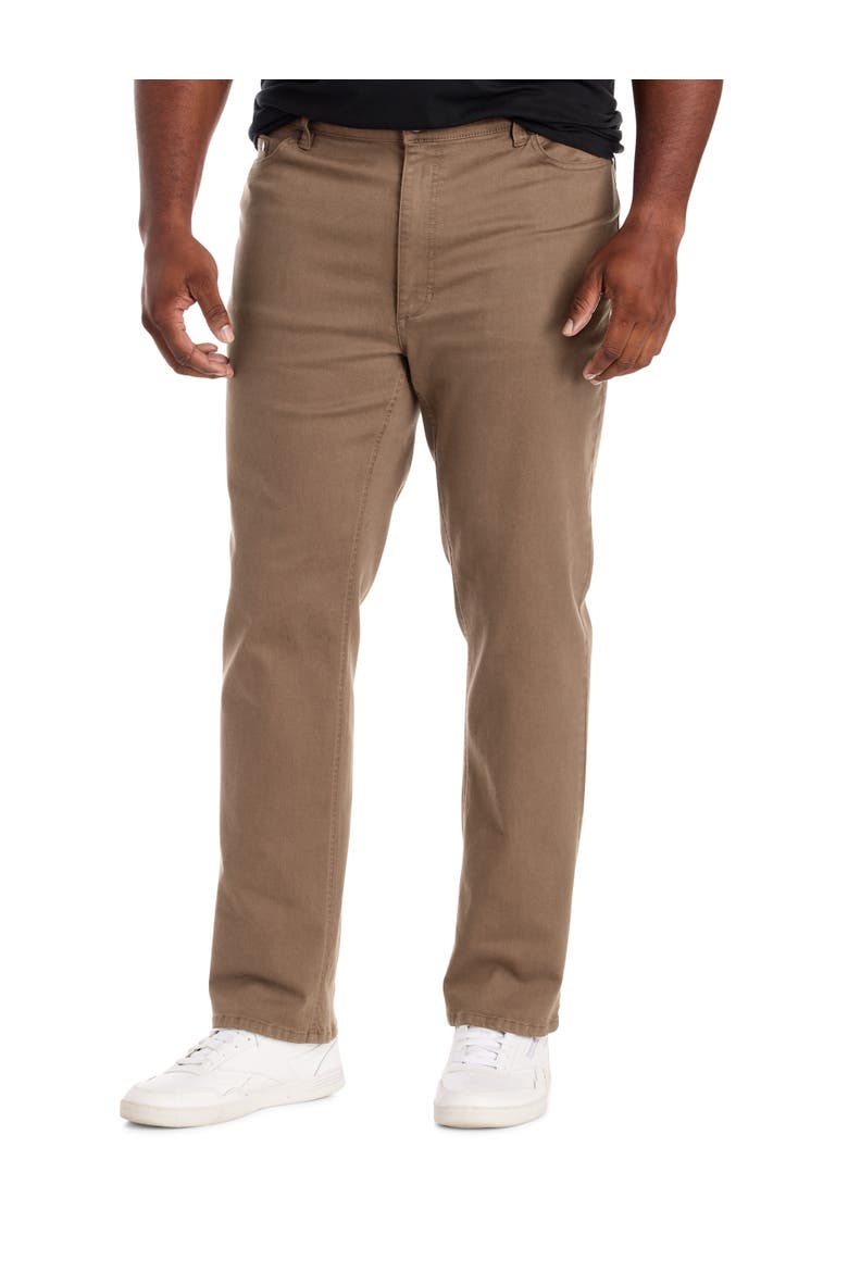 Big & Tall Iconic 5-Pocket Everyday Stretch Pants, Main, color, PORTABELLA