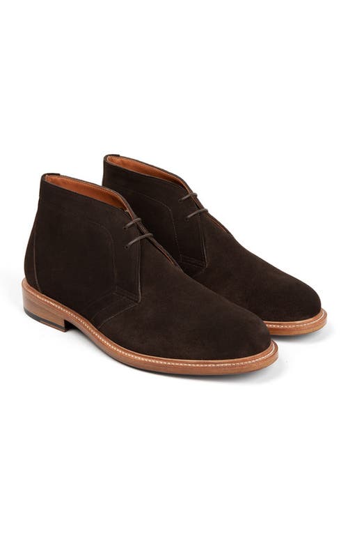 Anthony Veer Bedford Chukka In Tobacco Velvet Brown