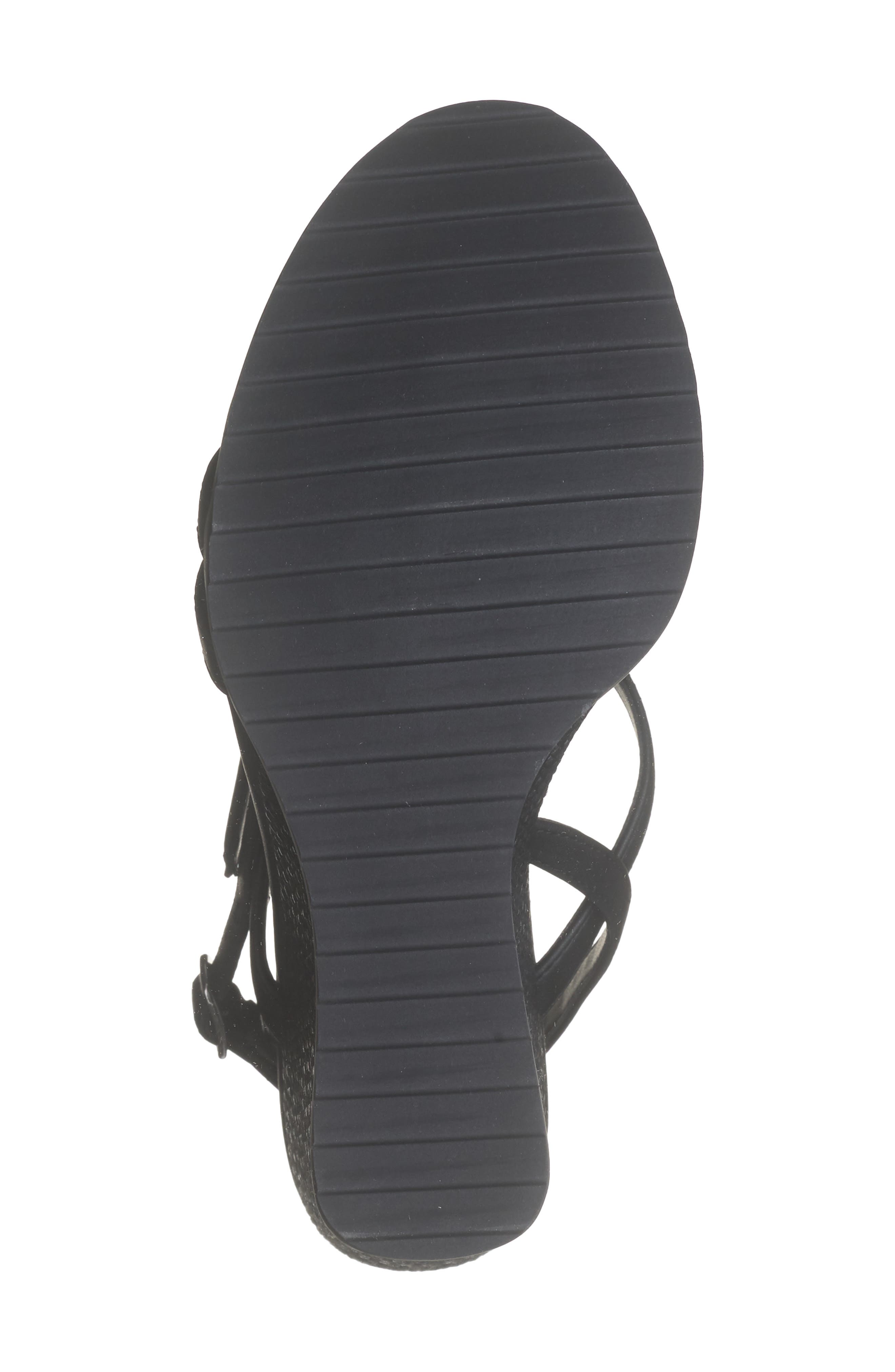 Linea Paolo Esme Wedge Sandal, Alternate, color, Black