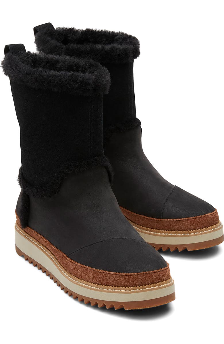 TOMS Faux Shearling Makenna Boot, Main, color,