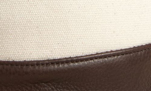Gigi Burris Millinery Liora Canvas & Leather Fedora