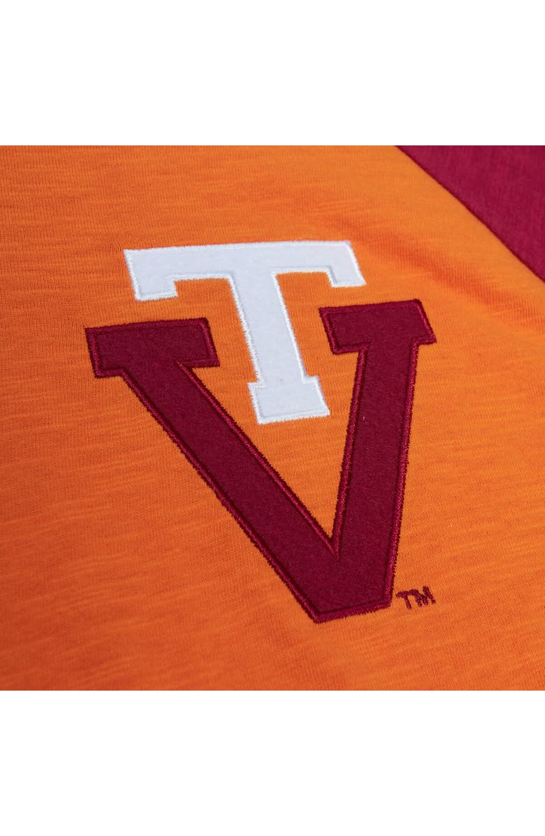 Mitchell & Ness Men's Mitchell & Ness Orange Virginia Tech Hokies Legendary Slub Raglan Long Sleeve T-Shirt, Alternate, color, Orange