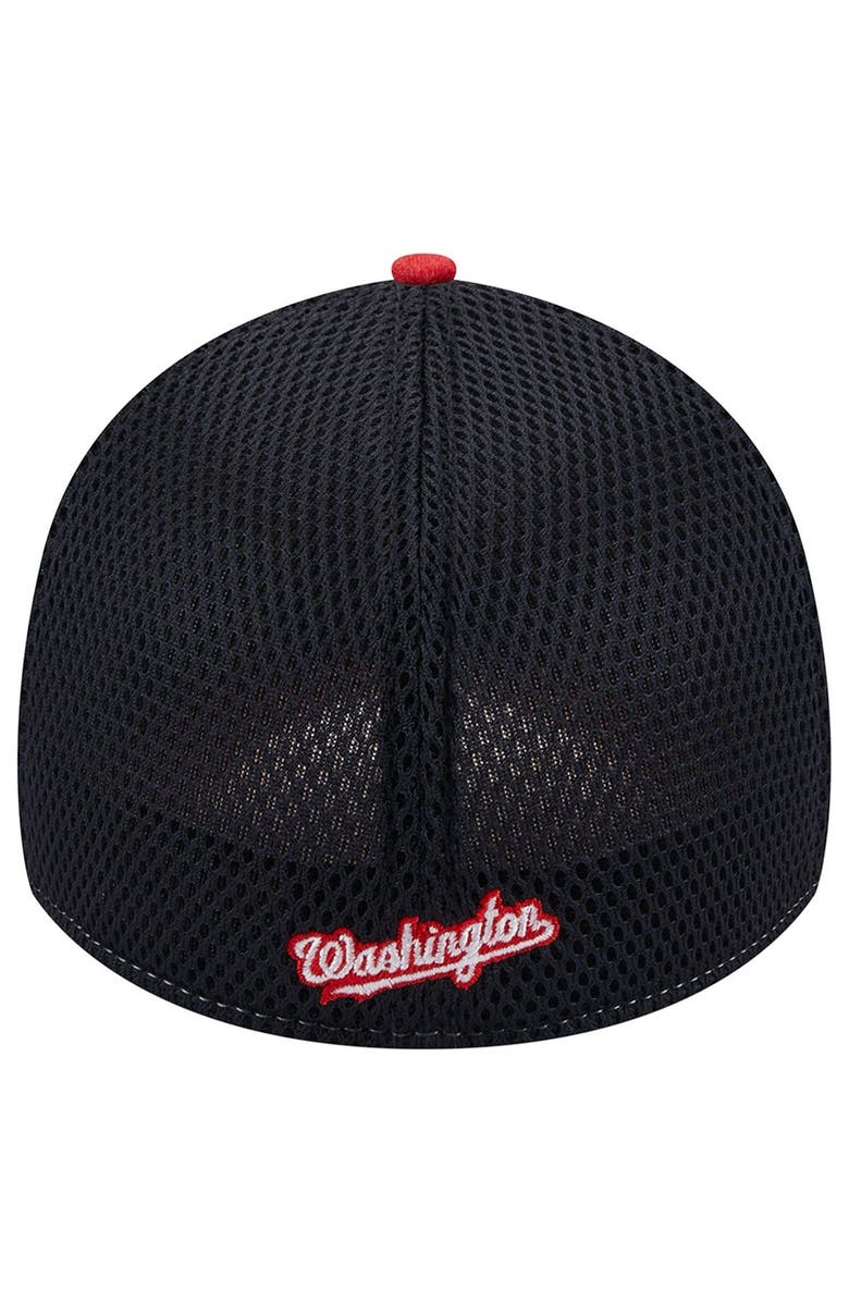New Era Men's New Era Red Washington Nationals Shadow Neo 39THIRTY Flex Hat, Alternate, color, Red
