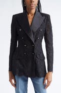 Dolce&Gabbana Double Breasted Floral Lace Jacket