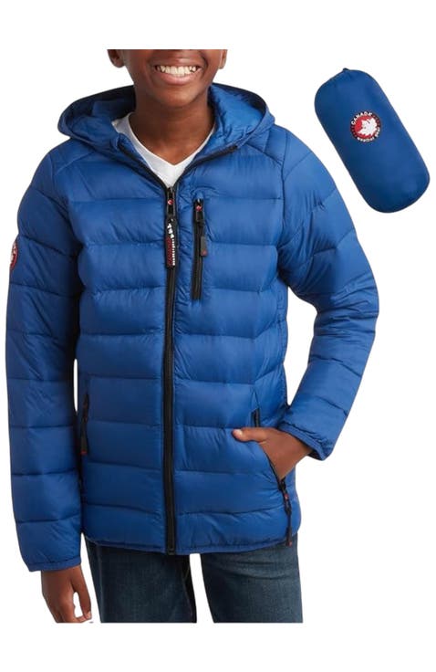 Boys' Lightweight Packable Puffer Jacket