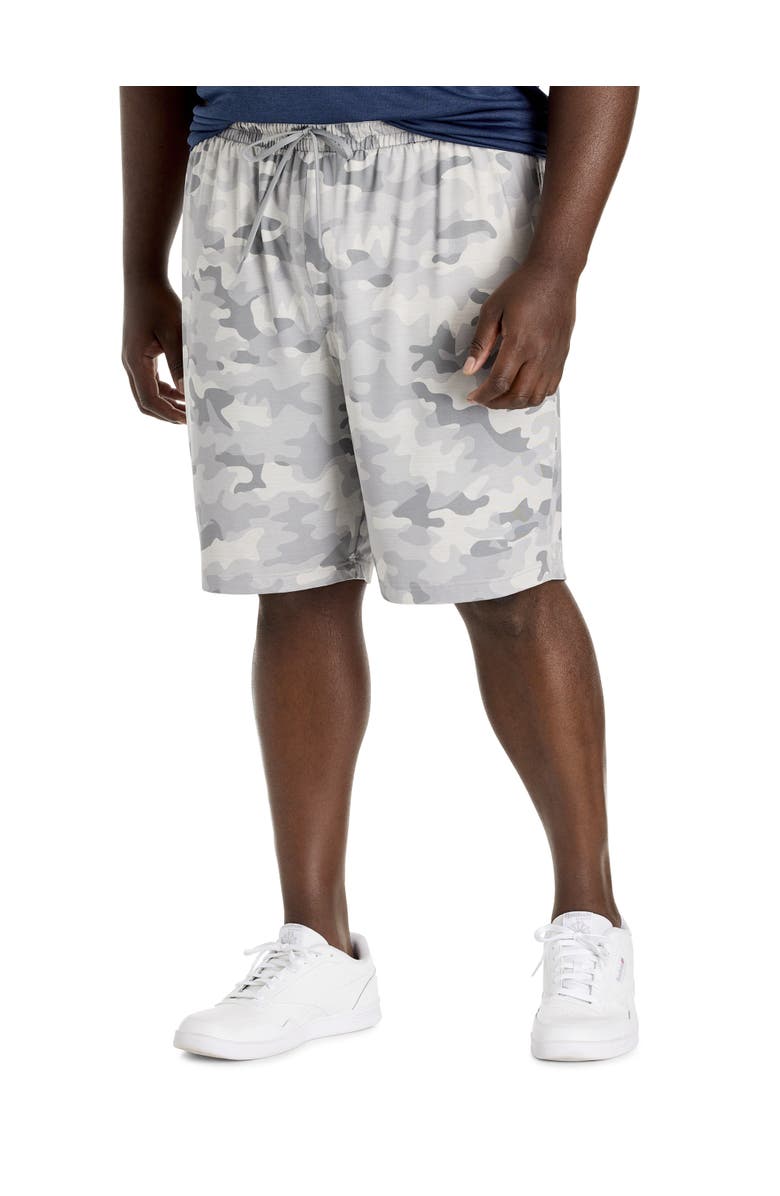 Reebok Big & Tall Camo Performance Shorts, Main, color, Grey 3 Camo