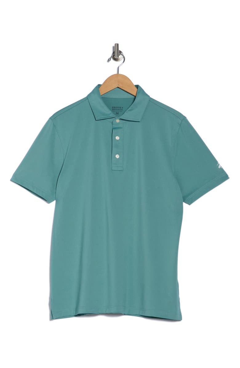 Brooks Brothers Knit Polo, Alternate, color, Pantone Arctic
