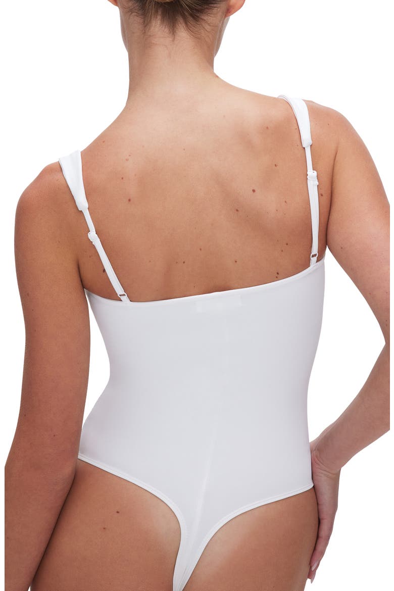Sweetheart Sculpting Tank Bodysuit, Alternate, color, WHITE001