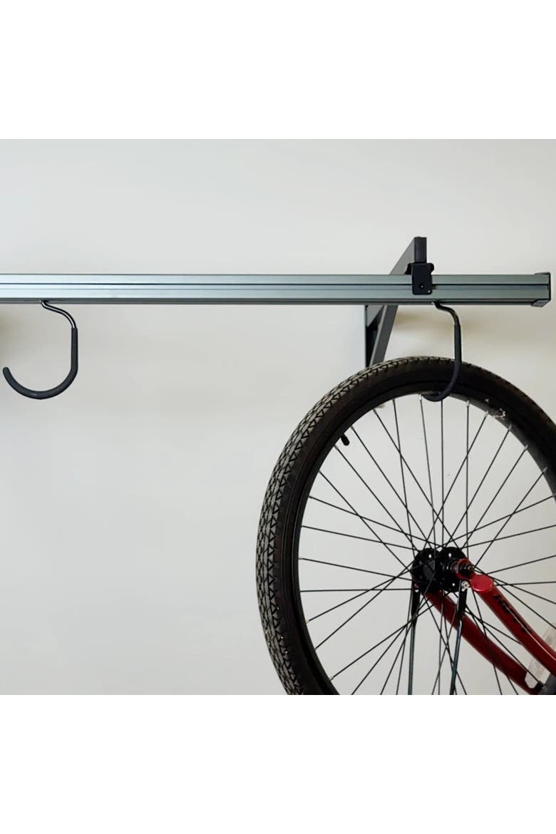 CycleSlide - Wall Mounted Bike Storage - 5 - 8 Bikes, Alternate, color, Grey