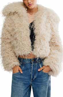 Free People Moonlight Faux Fur Jacket