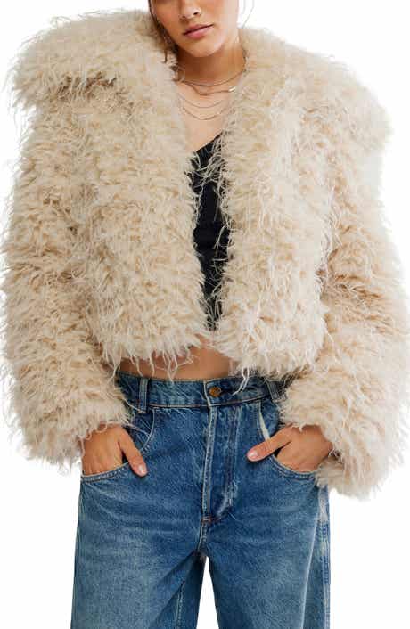Free People Moonlight Faux Fur Jacket