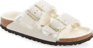 Birkenstock Arizona Genuine Shearling Slide Sandal