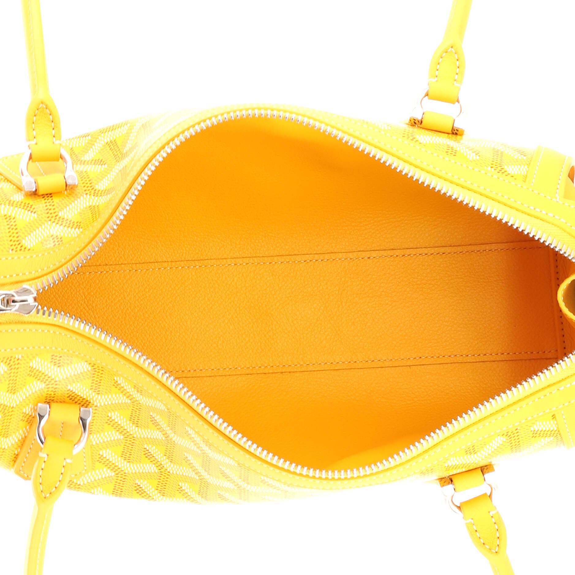 Bonbonniere Bag Coated Canvas, Alternate, color, Yellow
