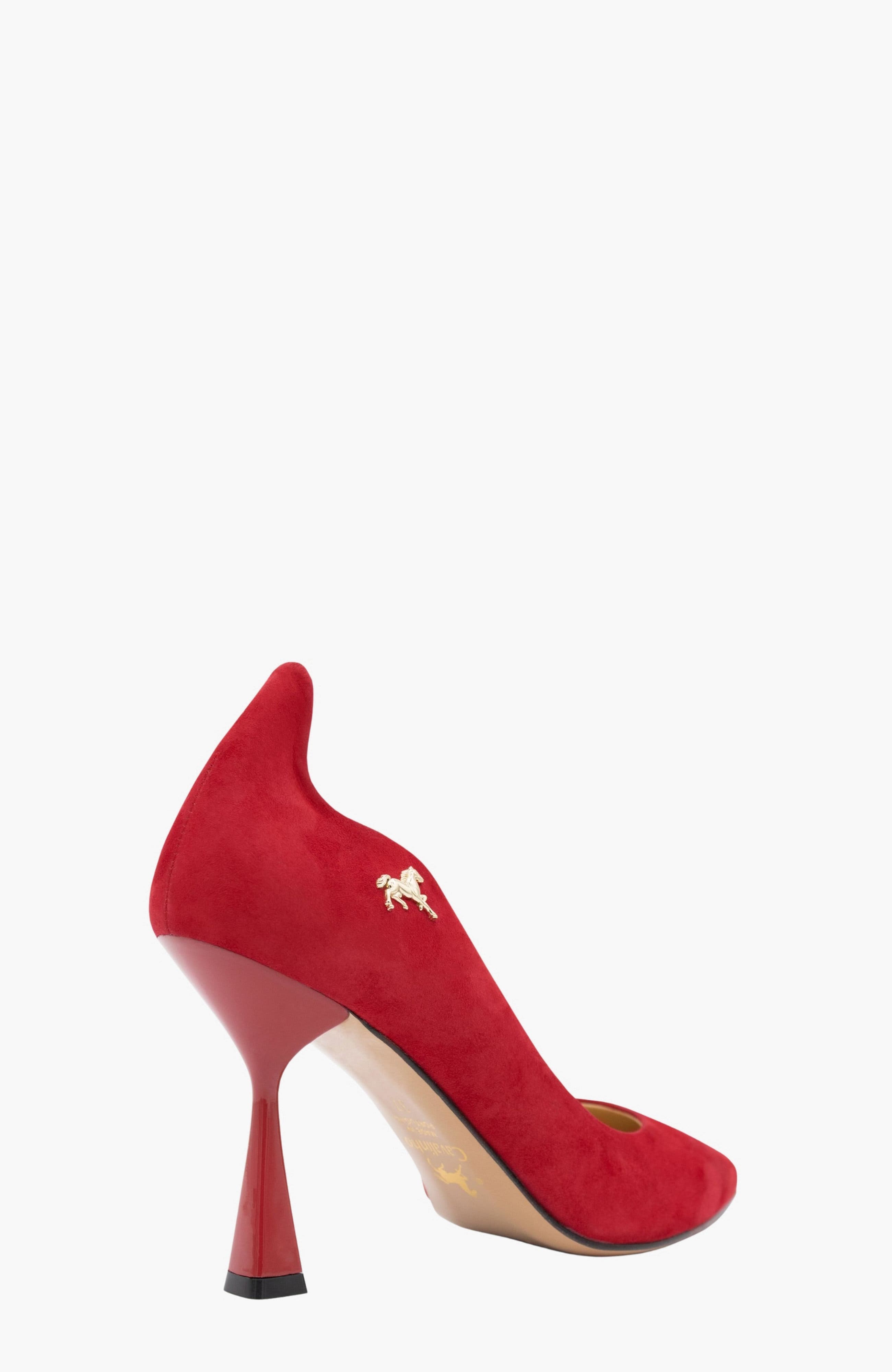 Endless Love Suede High Heel Pumps, Alternate, color, Red