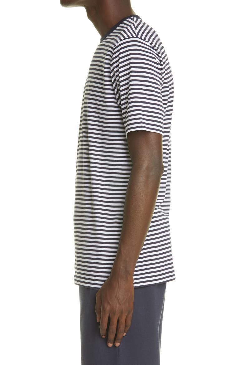 Stripe T-Shirt, Alternate, color, WHITE/ NAVY