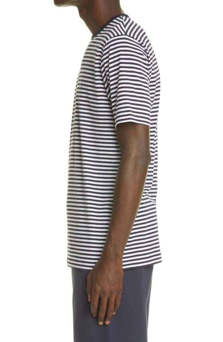 Sunspel Stripe T-Shirt, Alternate, color, White/ Navy