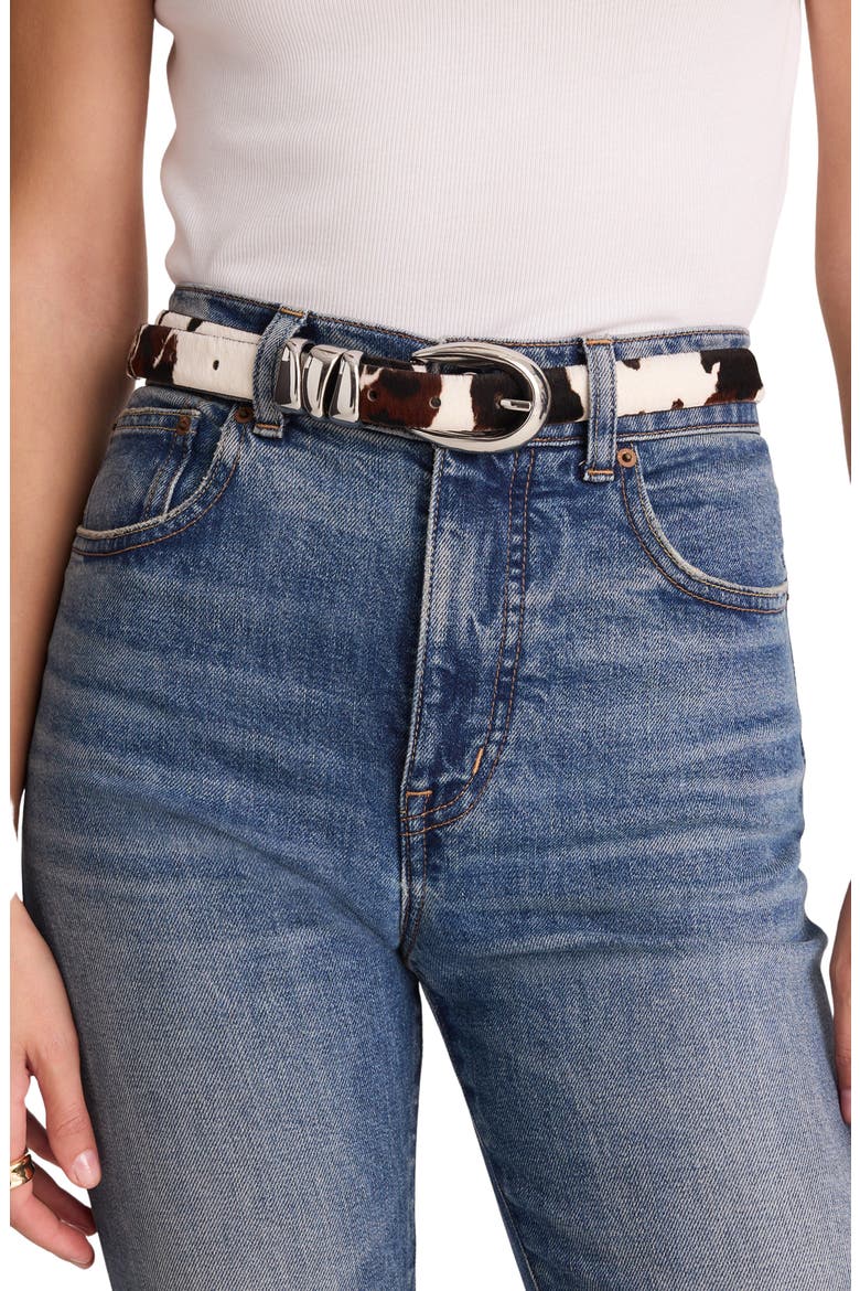 Triple Metal Keeper Belt, Alternate, color, DARK CAROB MULTI