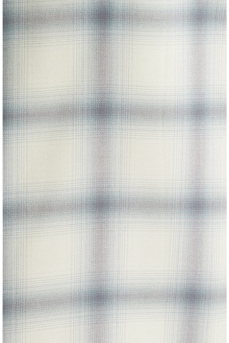 Check Zero Waste Asymmetric Skirt, Alternate, color, BLUE CHECK BLU