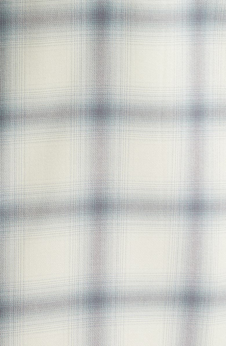 Coperni Check Zero Waste Asymmetric Skirt, Alternate, color, Blue Check Blu