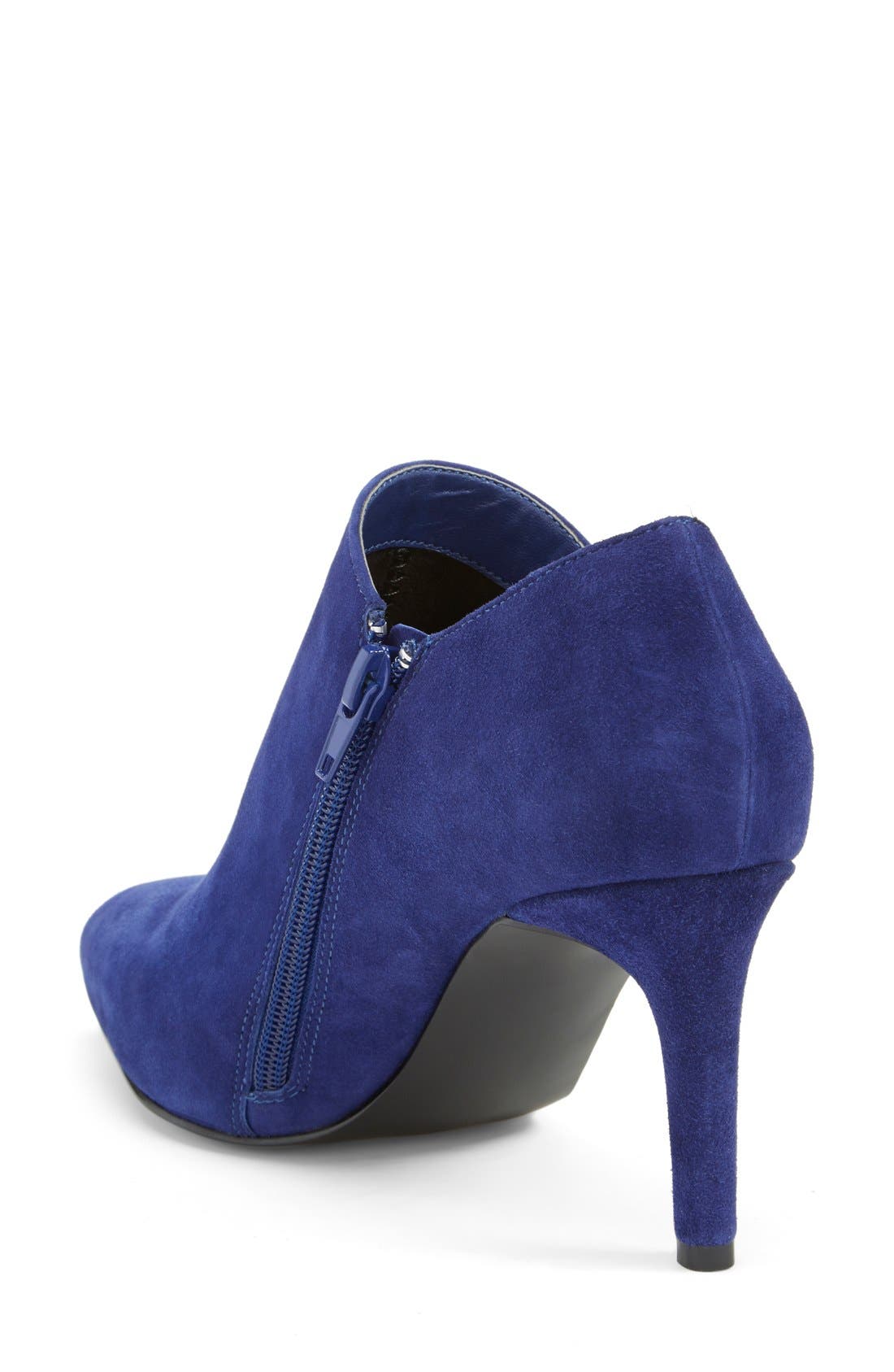 'Veer' Pointy Toe Bootie, Alternate, color, COBALT SUEDE