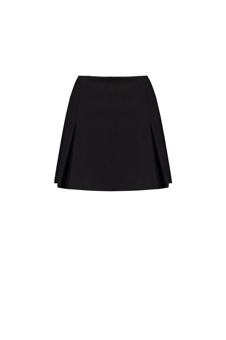 Free Heaven Pleated Mini Skirt, Alternate, color, Black